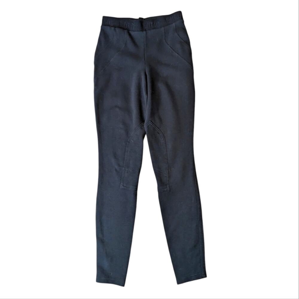 Black Women's Ponte Slim Ankle Pants